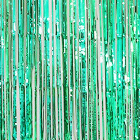 Green Metallic Foil Tinsel